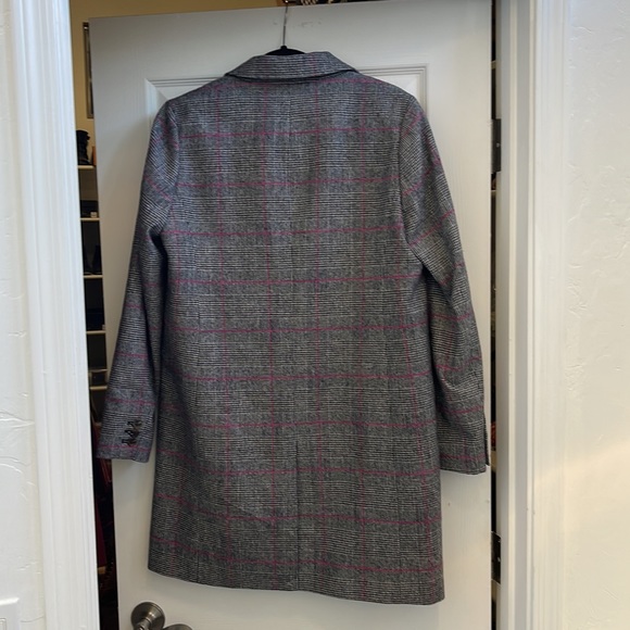 NWT J. Crew Plaid Coat - Picture 3 of 4